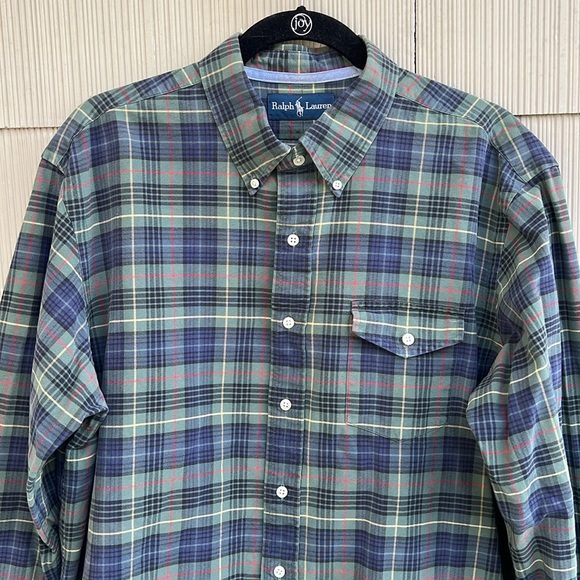 Polo Ralph Lauren Men’s Plaid Button Downn Shirt Size XL - Picture 2 of 7